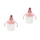 2Pièces Rose PP Silicone Anti- À Poignées Senior 9