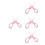 4Pièces Ciseaux Bébé Céramique Rose Portable Lames Sécurisés 7