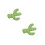 2Pièces À Cactus Vert Pour Chat, Papier Réutilisable 8