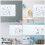 2Ensembles Tableau Pour Maison Et École Effaçable Autocollant 6