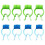 40Pièces Clips Stopper Saignement Design Usage École Sport 2