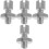 4Pièces Accessoires Câble En Aluminium Argent Durable 4