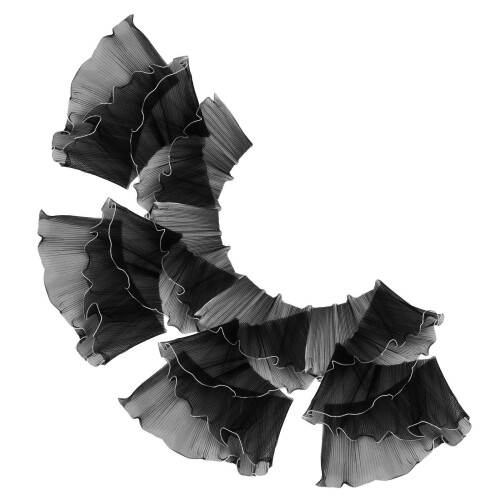 12Pièces Noir Flexible Pour Fleurs Gâteaux 2