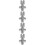 4Pièces Accessoires Câble En Aluminium Argent Durable 9