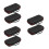 6Pièces Boîte Rangement Microphone Rigide Eva Portable Noire 4