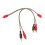 10Pièces Câbles Adaptateurs Rca À Double Audio 2