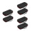 6Pièces Boîte Rangement Microphone Rigide Eva Portable Noire 9