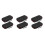 6Pièces Boîte Rangement Microphone Rigide Eva Portable Noire 8