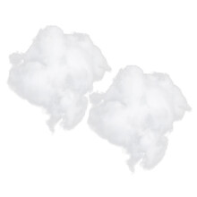 3Pièces Bourrage PP Coton Pour Artisanat, Peluches Blancs