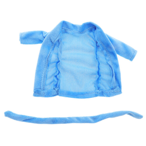 5Pièces Peignoir Pour Poupées Miniatures Tissu 1