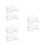 3Pièces Bourrage PP Coton Pour Artisanat, Peluches Blancs 5