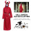 2St Halloween Duivel Robes Rood Polyester Decoratie 3
