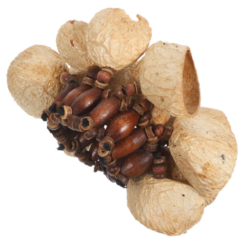 3Pièces Bracelet Naturel Shaker Percussion Nuts Pour Danse 2