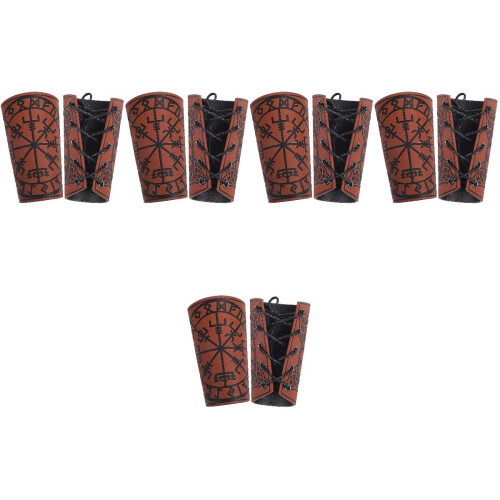 10Pièces Accessoires Médiévaux PU Clair Bracelets Pour 2