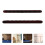 4Ensembles Porte-Queues Billard Mural Bois Durable 11