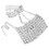 2Pièces Argenté À Halter Et Luxueux 1