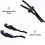 6Pièces Cordon Masque Élastique Réglable Noir Pour Sport Extensible 10