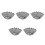 5Pièces Filet De Noir En Silicone Flexible Pour Remplacement 5