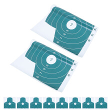60Pièces Cibles Papier Tir Arc Vert Olive Pour Entraînement Pro