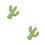 2Pièces À Cactus Vert Pour Chat, Papier Réutilisable 5