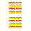 100Pièces Marque-Prix Promotionnel Papier Orange Durable Pour Commerce 8