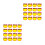 100Pièces Marque-Prix Promotionnel Papier Orange Durable Pour Commerce 3