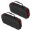 6Pièces Boîte Rangement Microphone Rigide Eva Portable Noire 3