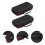 6Pièces Boîte Rangement Microphone Rigide Eva Portable Noire 11