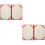 2Pièces Rouge En Pour Certificat Et Document Officiel 7