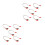 10Pièces Câbles Adaptateurs Rca À Double Audio 4