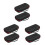 6Pièces Boîte Rangement Microphone Rigide Eva Portable Noire 6