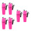6Pièces Boîte Étanche Portable Rose Pour Kayak 7
