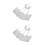 2Pièces Argenté À Halter Et Luxueux 8