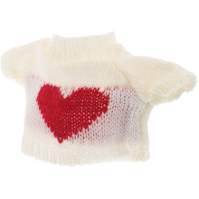 5Pièces Ensemble Vêtements Ours En Laine Souple Pour Peluches Bébé
