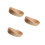 3Pièces Plateau Bois En De Bateau Pour Snacks 9