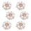 12Pièces Boutons Détachables Fleurs Pour 2