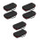 6Pièces Boîte Rangement Microphone Rigide Eva Portable Noire 5