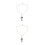 2Pièces Décorations Pendentif Croix Bois Double Couche Marron 9