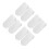 8Pièces Poids Cordon Stores Blancs Pom Accessoire Intérieur 4