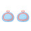2Pièces Lavabo Rose Pour Bébé Design Cartoon Adorable 6