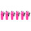 6Pièces Boîte Étanche Portable Rose Pour Kayak 8