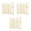 3Ensembles Poinçon Plastique Beige Pliage Courbe Droite Pour 7