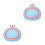 2Pièces Lavabo Rose Pour Bébé Design Cartoon Adorable 5