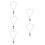 5Pièces Croix Suspendue Double Couche Décor Vintage 10