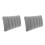 2Pièces Oreillers Gonflables Camping PVC Gris Confortables Durables 5
