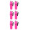 6Pièces Boîte Étanche Portable Rose Pour Kayak 5
