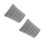 2Pièces Oreillers Gonflables Camping PVC Gris Confortables Durables 3