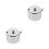 2Pièces Boîte À Sucre Épices Inox Couvercle 4