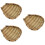 3Pièces Mini Panier Suspendu Bambou Art Murale Décor 9