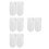 8Pièces Poids Cordon Stores Blancs Pom Accessoire Intérieur 8